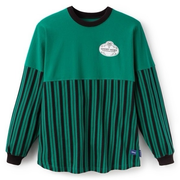Disney Parks 2025 Haunted Mansion Ghost Host Spirit Jersey Pullover Adult L NEW - Picture 2 of 4